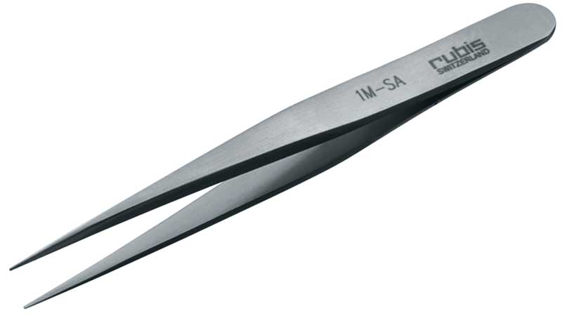 Rubis tweezer antimagnetic no. 1M