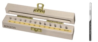 Bergeon assortment pivot drills