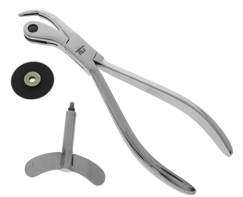 Pinza sega anelli per anelli in acciaio