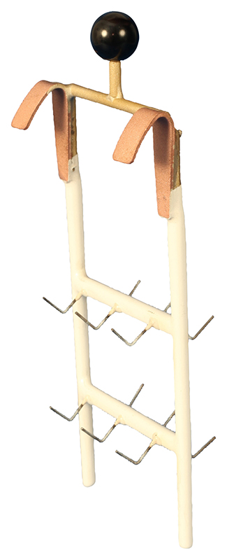 Suspension rack for rings or chains