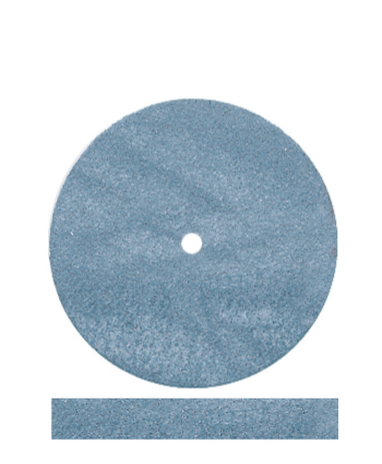 Dedeco rubber wheel blue Ø 22 mm