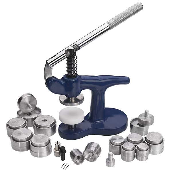 Press for cases and watch glasses