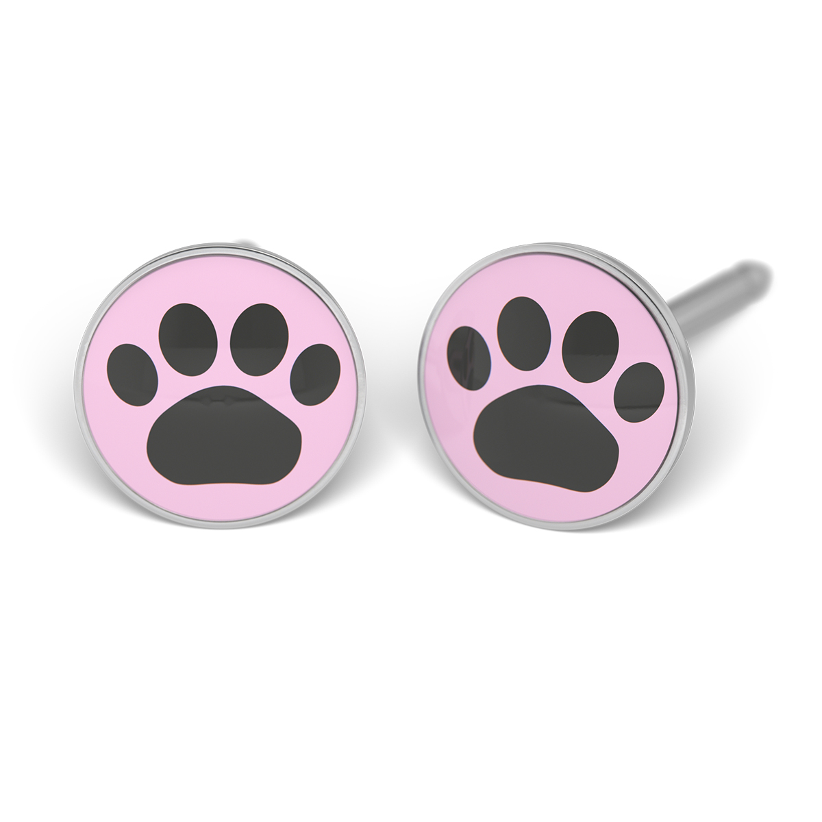 System 75 ear studs, white