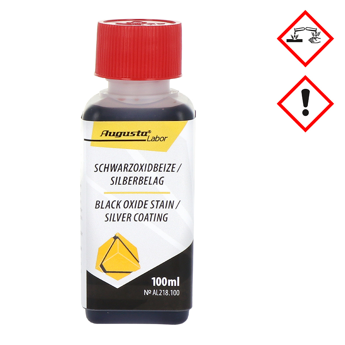 Black oxide stain/Silver coating