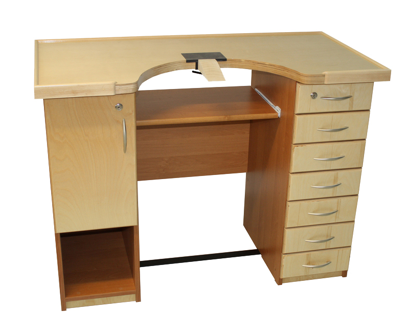 Work bench for goldsmiths, single seat