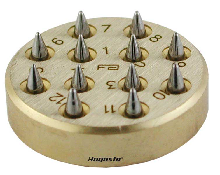 Jewel dies-fion round, short tips