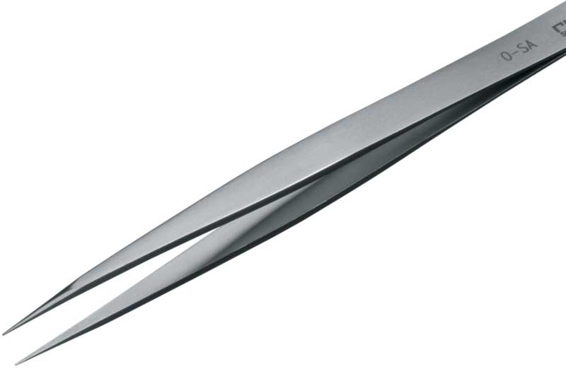 Rubis tweezer inox no. 0