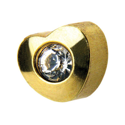 Medico ear studs, yellow